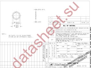 905-010 datasheet  